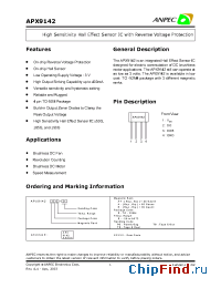 Datasheet APX9142AEE-PB manufacturer Anpec