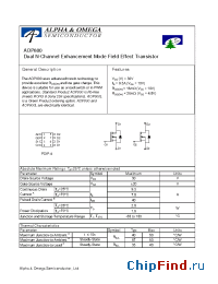 Datasheet AO3405L manufacturer Alpha&Omega