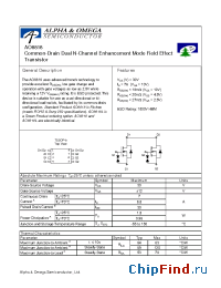 Datasheet AO8818L manufacturer Alpha&Omega