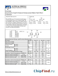 Datasheet AOF800L manufacturer Alpha&Omega