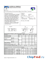 Datasheet AOP610L manufacturer Alpha&Omega
