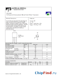 Datasheet AOU448L manufacturer Alpha&Omega