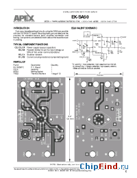 Datasheet EK-SA50PC manufacturer Apex