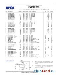 Datasheet PA73M manufacturer Apex