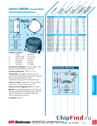 Datasheet CM6296-503 manufacturer API Delevan