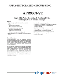 Datasheet APR9301-V2-1 manufacturer Aplus