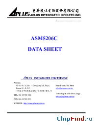 Datasheet ASM5206C-1 manufacturer Aplus