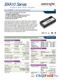 Datasheet BXA10-12D05 manufacturer Artesyn