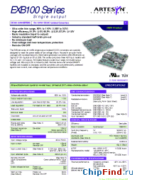 Datasheet EXB100 manufacturer Artesyn