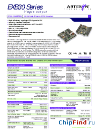Datasheet EXB30-48S2V0 manufacturer Artesyn