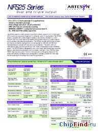 Datasheet NFS25-7628 manufacturer Artesyn