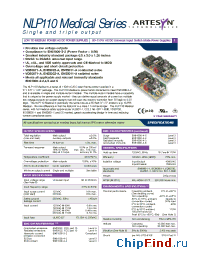 Datasheet NLP110-9905 manufacturer Artesyn
