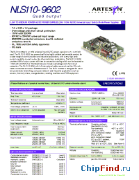 Datasheet NLS110-9602 manufacturer Artesyn