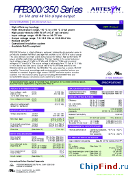 Datasheet RFB300-24S12Y manufacturer Artesyn