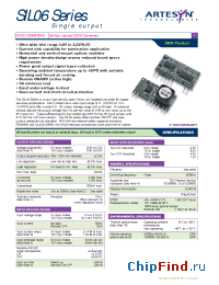 Datasheet SIL06-05SADJ-V manufacturer Artesyn