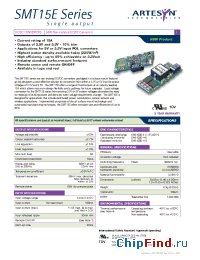 Datasheet SMT15E-05S3V3 manufacturer Artesyn