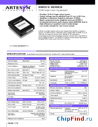 Datasheet SWG10-48S70C04 manufacturer Artesyn
