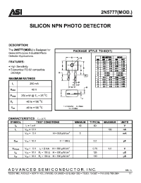 Datasheet 2N5777 manufacturer ASI