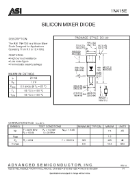 Datasheet ASIMM8006 manufacturer ASI