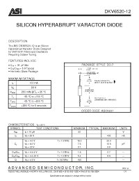 Datasheet DKV6520-12 manufacturer ASI
