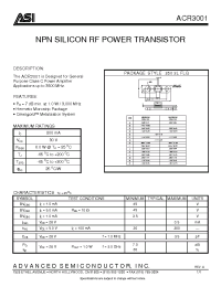 Datasheet MSC72143 manufacturer ASI