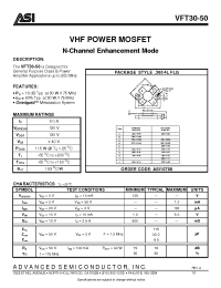 Datasheet MSC8001 производства ASI