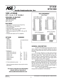 Datasheet MT5C1008 производства ASI