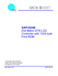 Datasheet SAP1024B manufacturer ASI