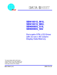 Datasheet SBN1661G_M18 manufacturer ASI
