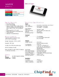 Datasheet AA10B-012L-150D manufacturer Astec