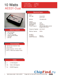 Datasheet AEE01AA24 manufacturer Astec