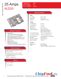 Datasheet ALD25Y48N-6 manufacturer Astec