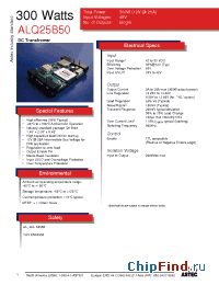 Datasheet ALQ25B50N-AL manufacturer Astec