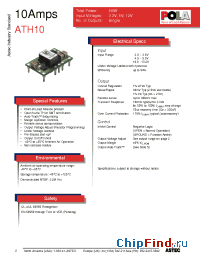 Datasheet ATH10T05-9J manufacturer Astec