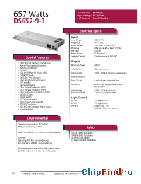 Datasheet DS657-9-3 manufacturer Astec