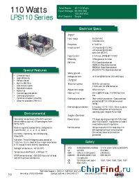 Datasheet LPS118 manufacturer Astec