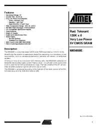 Datasheet 5962-8959818QTC manufacturer ATMEL