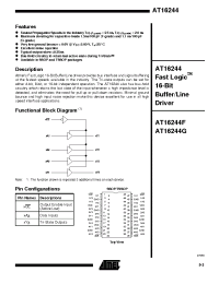 Datasheet AT16244F-25YC manufacturer ATMEL