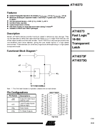 Datasheet AT16373F-25YC manufacturer ATMEL