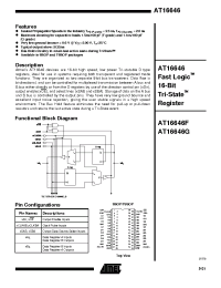 Datasheet AT16646G-20YC manufacturer ATMEL