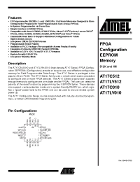 Datasheet AT17C512/010 manufacturer ATMEL