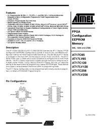 Datasheet AT17C65-10C manufacturer ATMEL
