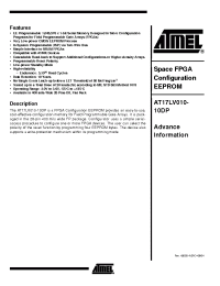 Datasheet AT17LV010-10DP manufacturer ATMEL