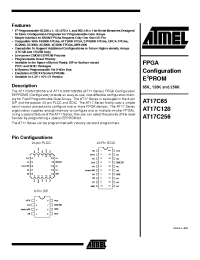 Datasheet AT17LV128-10SI manufacturer ATMEL