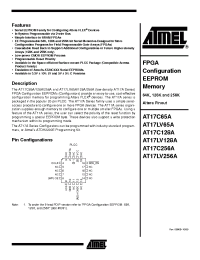 Datasheet AT17LV128A-10I manufacturer ATMEL