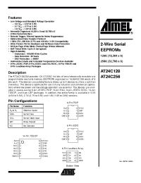 Datasheet AT24C128C1-10CC-1.8 manufacturer ATMEL