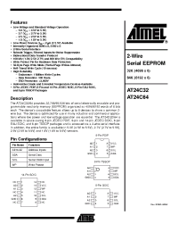 Datasheet AT24C32-10PC-2.5 manufacturer ATMEL