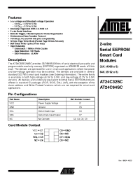 Datasheet AT24C32SC-09BT manufacturer ATMEL