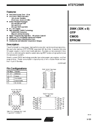 Datasheet AT27C256R-12 manufacturer ATMEL