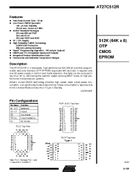 Datasheet AT27C512R manufacturer ATMEL